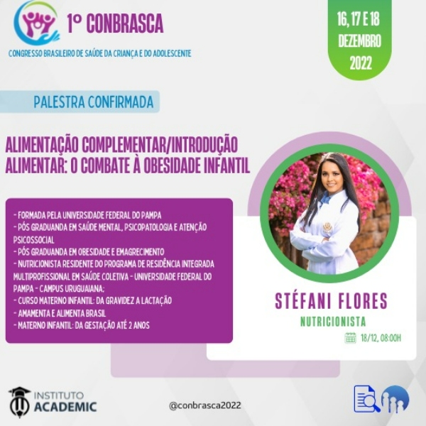 Alimentação Complementar/Introdução Alimentar: O Combate à Obesidade Infantil