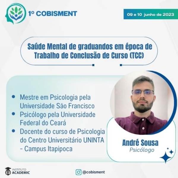 Saúde mental de graduandos em época de Trabalho de Conclusão de Curso (TCC)