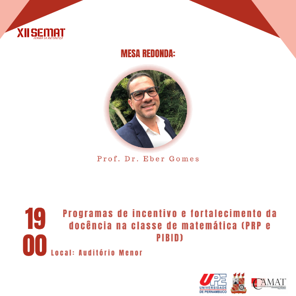 Programas de incentivo e fortalecimento da docência na classe de matemática (PRP e PIBID)