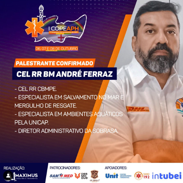 PALESTRA - "PREVENÇÃO E ABORDAGEM DE ACIDENTES E INCIDENTES COM ANIMAIS MARINHOS"