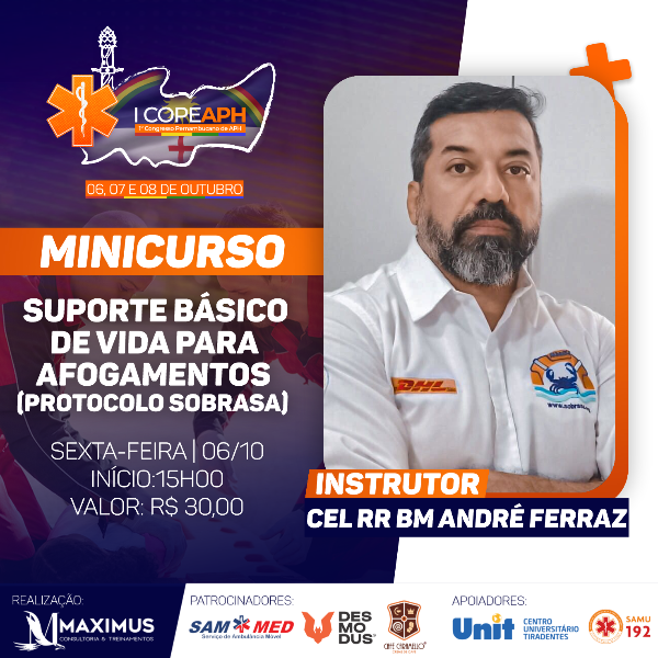 MINICURSO - "SALVAMENTO AQUÁTICO - PROTOCOLO SOBRASA"