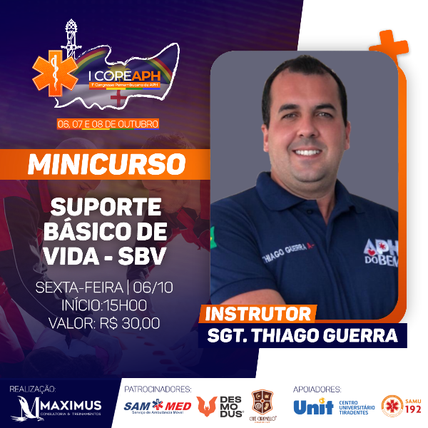 MINICURSO - "SUPORTE BÁSICO DE VIDA (SBV)"