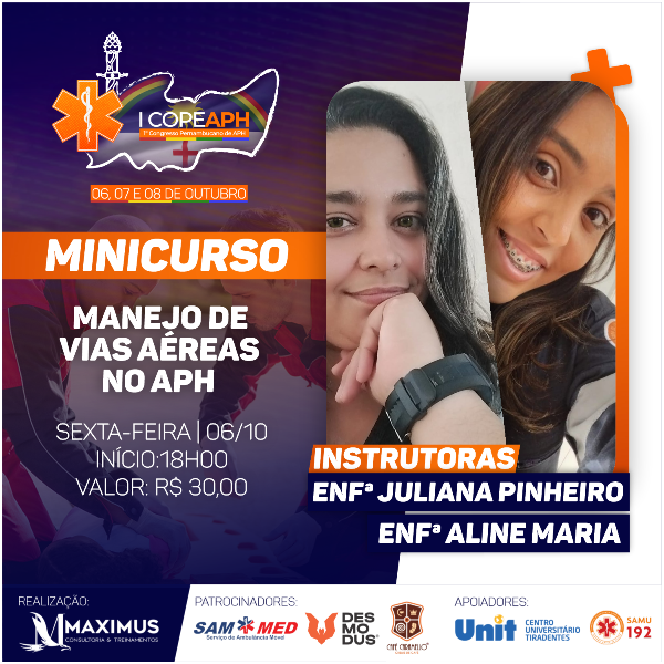 MINICURSO - "MANEJO DE VIAS AÉREAS NO APH" 