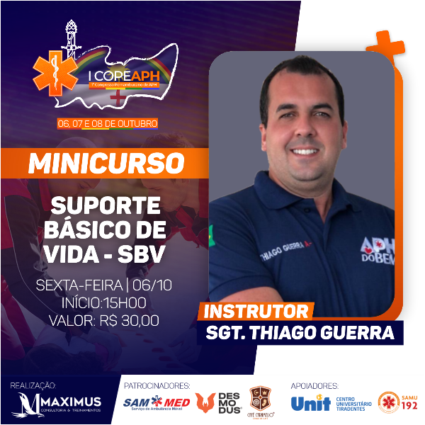 'SUPORTE BÁSICO DE VIDA (SBV)' (2 HORAS)