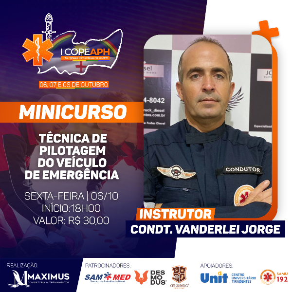 "TÉCNICAS DE PILOTAGEM DO VEÍCULO DE EMERGÊNCIA " (1 HORA)