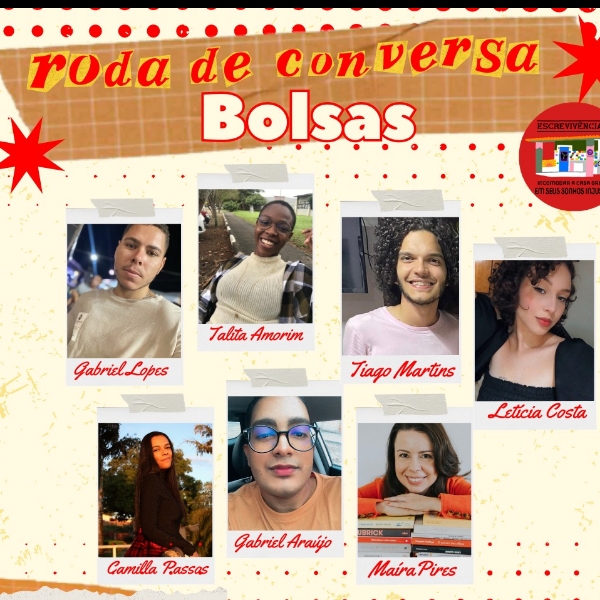 Roda de Conversa - Mais Futuro (permanência), PIBID(iniciação à docência), I.C (iniciação científica), PIBEX (extensão), Bolsa Monitoria, Nucli, Programa Portal e Residência Pedagógica.