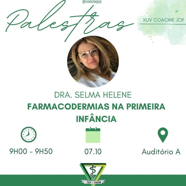 Farmacodermias na primeira infância - Dra. Selma Helene