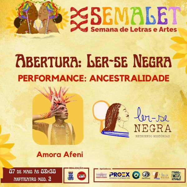 ABERTURA LER-SE NEGRA: Performance "ANCESTRALIDADES"