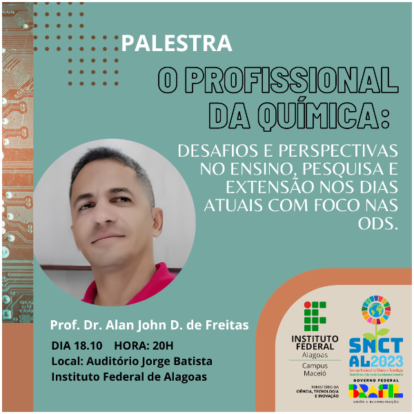 O Profissional da Química: desafios e perspectivas no ensino, pesquisa e extensão nos dias atuais com foco nas ODS.
