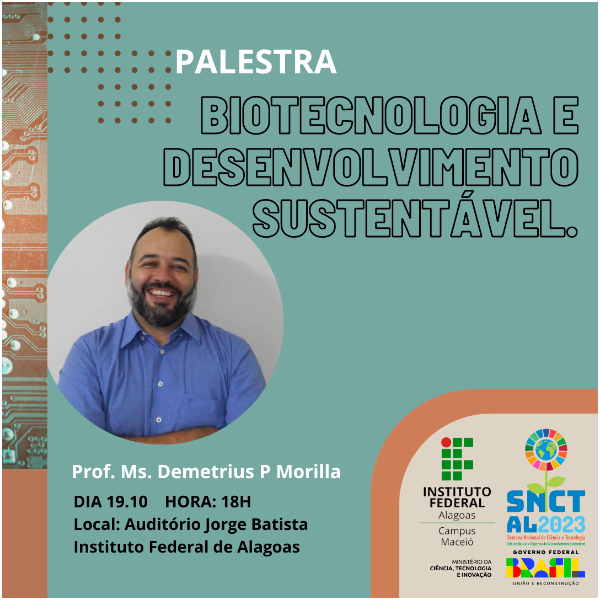 Biotecnologia e Desenvolvimento Sustentável.