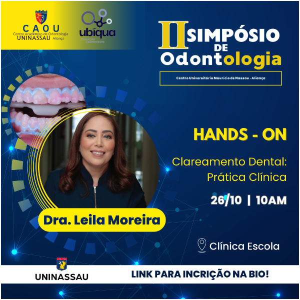 HANDS - ON CLAREAMENTO DENTAL (DRA. LEILA MOREIRA)