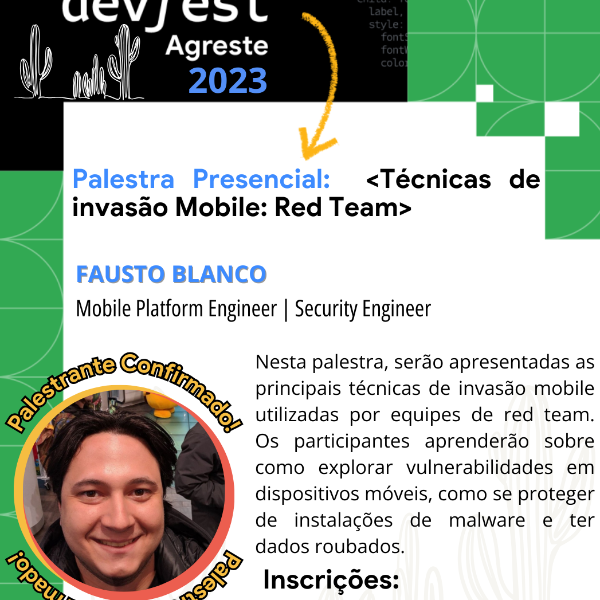 PALESTRA 3: Técnicas de invasão Mobile: Red Team