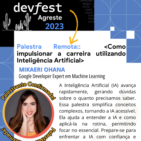 PALESTRA 9: Como impulsionar a carreira utilizando Inteligência Artificial