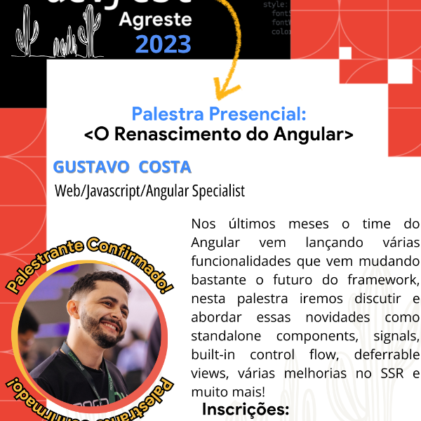 PALESTRA 1: O Renascimento do Angular