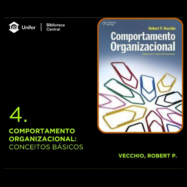 Sugestão de leitura - Comportamento organizacional: conceitos básicos