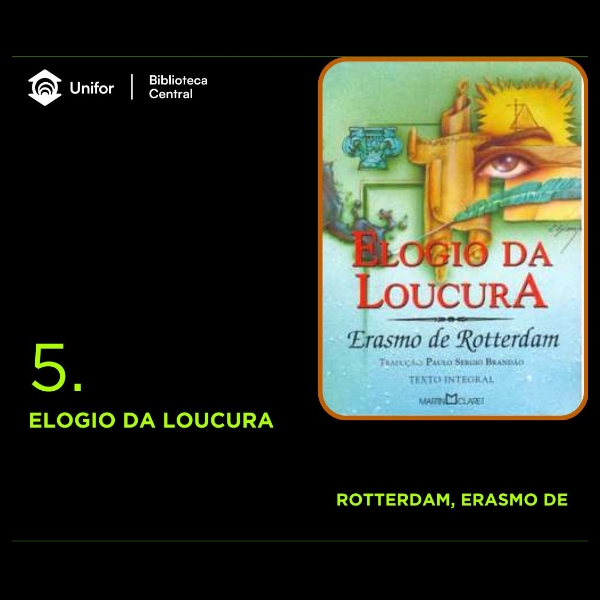 Sugestão de leitura - Elogio da loucura
