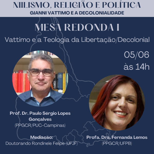 Mesa Redonda I: Vattimo e a Teologia da Libertação/Decolonial