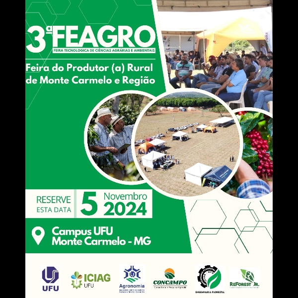 3ª FEAGRO - Feira Tecnológica de Ciências Agrárias e Ambientais.