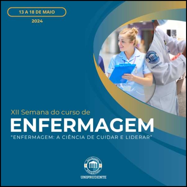 17/05 - XII Semana do curso de Enfermagem