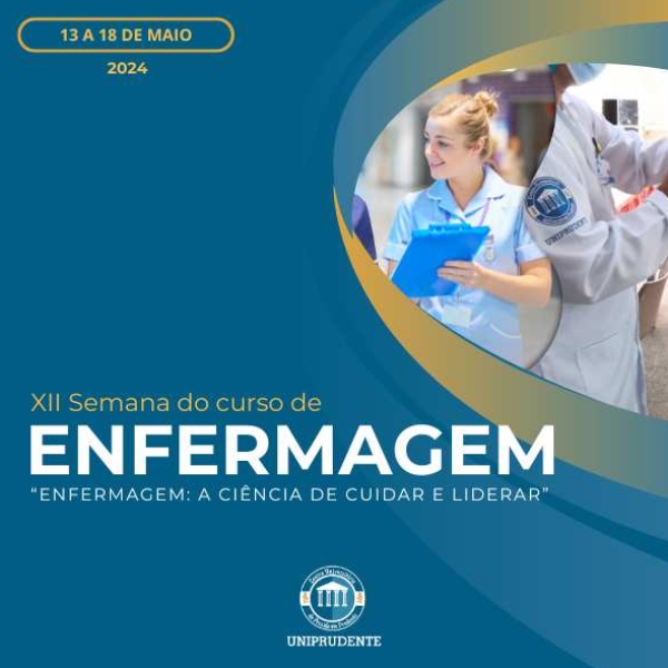 18/05 - XII Semana do curso de Enfermagem