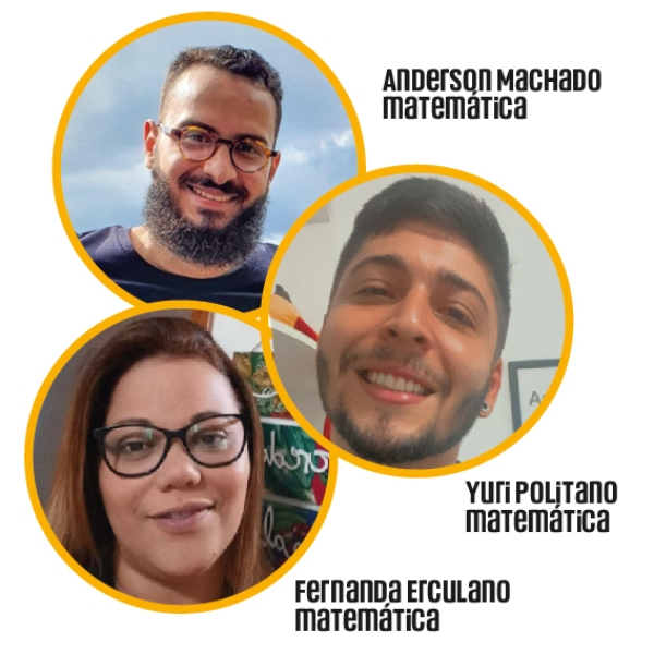  Matemática - com Anderson Machado, Fernanda Erculano e Yuri Politano