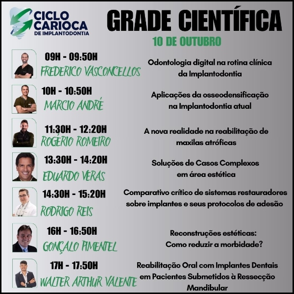 CICLO CARIOCA DE IMPLANTODONTIA 