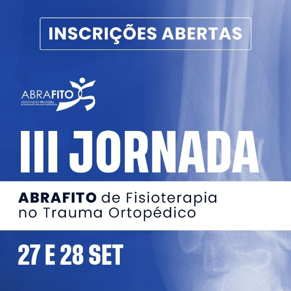 Curso Pré-Jornada 4: Princípios das osteossínteses e consolidação das fraturas: um olhar cirúrgico e fisioterapêutico