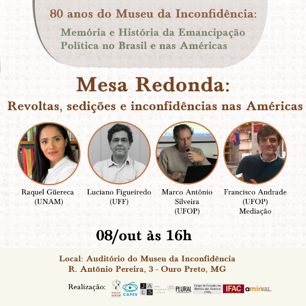  Mesa redonda: Revoltas, sedições e inconfidências nas Américas