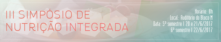 Apresentação de Trabalhos desenvolvidos pelos estudantes dos 5º semestre do Curso de Nutrição UCB