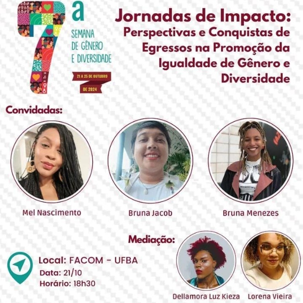 Jornadas de impacto: Perspectivas e conquistas de Egressos na Promoção da Igualdade de Gênero e Diversidade