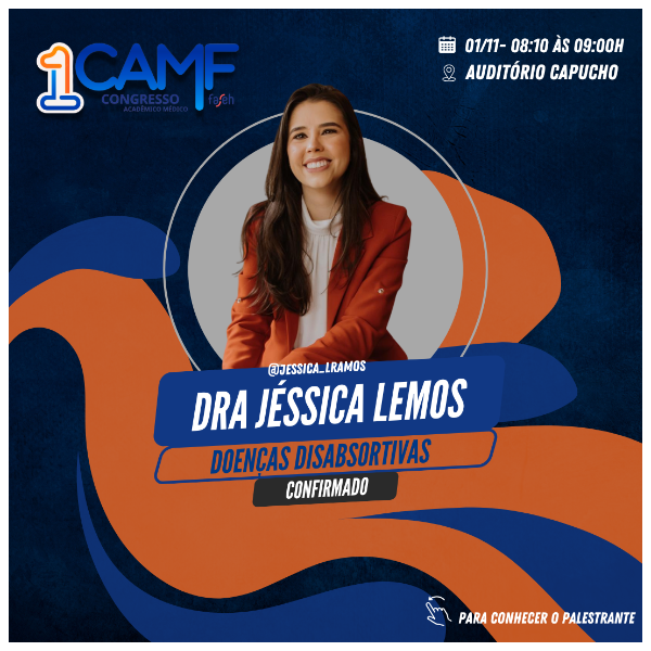 Dra. Jéssica Lemos - Por trás das Doenças disabsortivas: diagnóstico rápido, tratamento inteligente