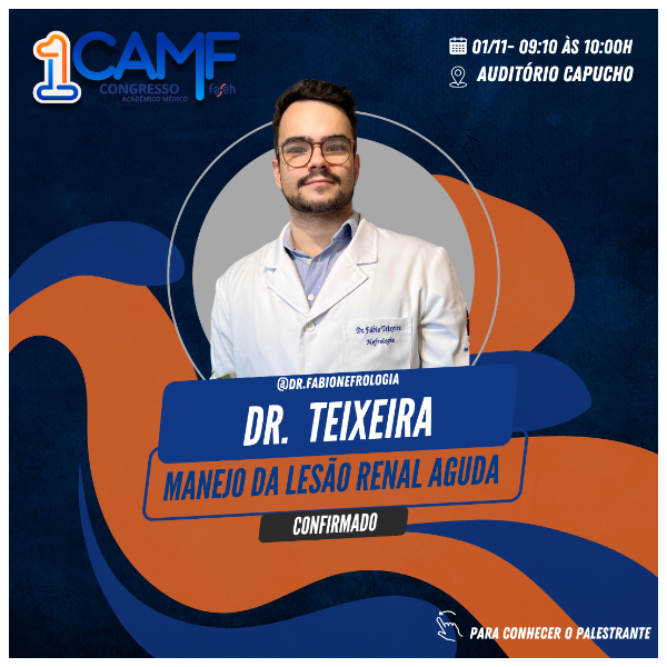 Dr. Fábio Teixeira - Manejo da Lesão Renal Aguda para o Médico Generalista