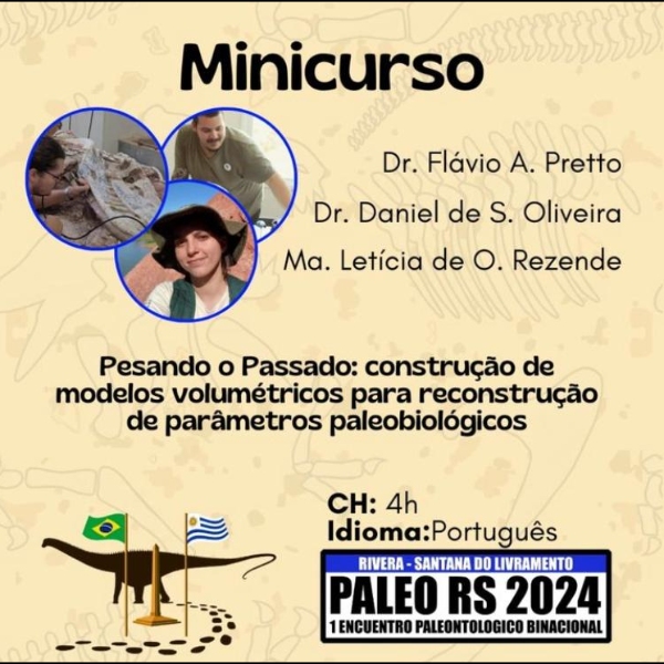 Pesando o Passado: construção de modelos volumétricos para reconstrução de parâmetros paleobiológicos