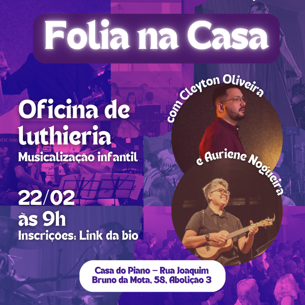 Oficina de luthieria: musicalização infantil