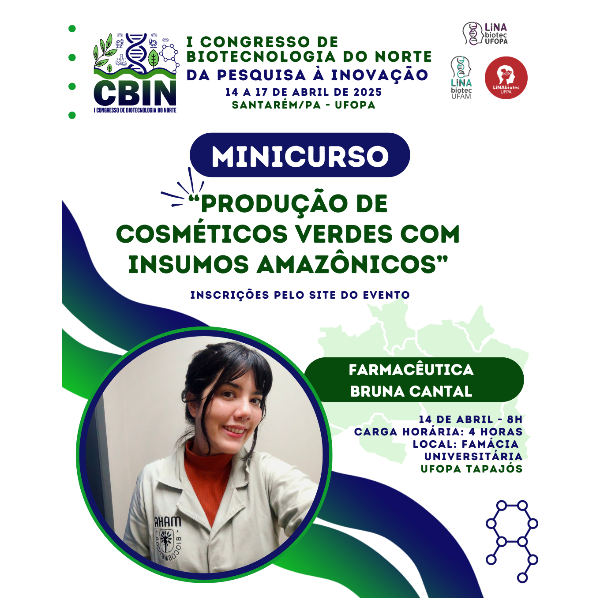 Produção de cosméticos verdes com insumos amazônicos - Farmacêutica Bruna Cantal