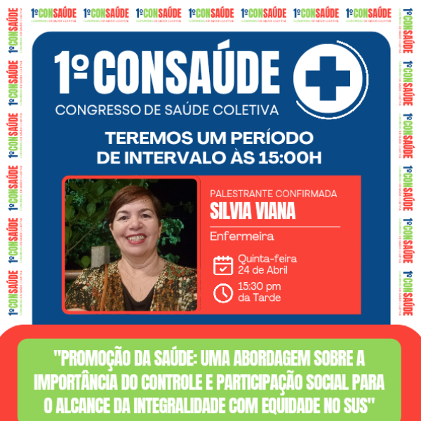 PALESTRA EXPOSITIVA - Drª. Sivia Viana (ENFERMEIRA)