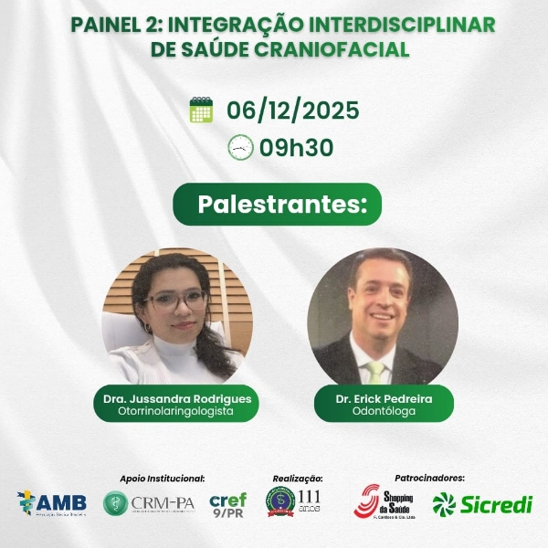 Cabeça - Painel 2 – Integração Interdisciplinar de Saúde Craniofacial