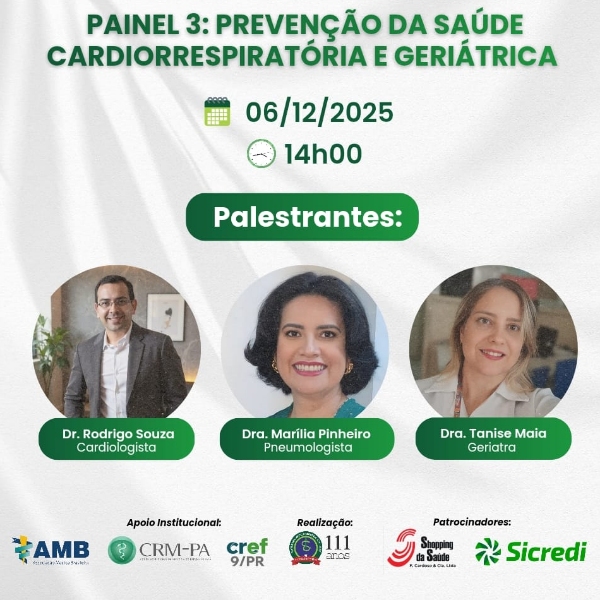 Tronco - Painel 3 – Prevenção da Saúde Cardiorrespiratória e Geriátrica