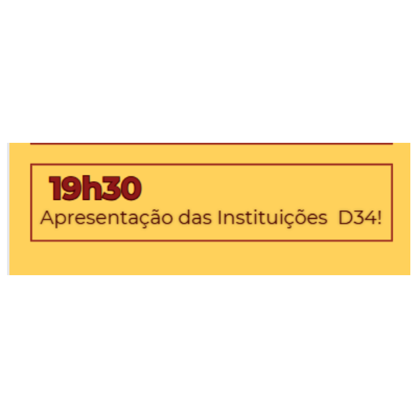 Apresentação das Instituições do Bloco