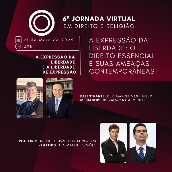 Palestra: A expressão da liberdade e a liberdade de expressão - Dep. Marcel Van Hattem 
