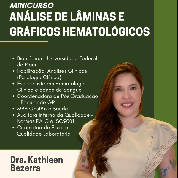Análise de lâminas e gráficos hematológicos