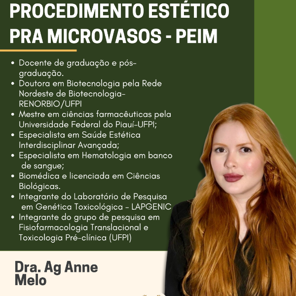 Procedimento estético pra microvasos - PEIM