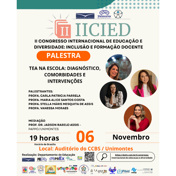 TEA na escola: Diagnóstico, comorbidades e intervenções - 06/11/2025