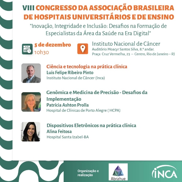 3- MESA REDONDA: CIÊNCIA E TECNOLOGIA NA PRÁTICA CLÍNICA
