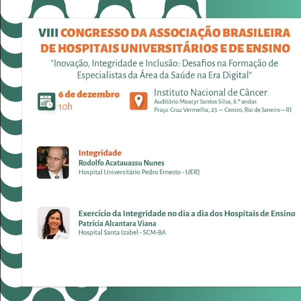 8 - CONFERÊNCIA: INTEGRIDADE         