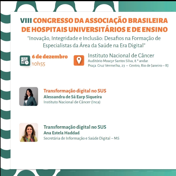 9 - CONFERÊNCIA: TRANSFORMAÇÃO DIGITAL NO SUS       
