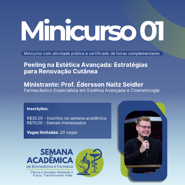 MINICURSO 01: Peeling na Estética Avançada: Estratégias para Renovação Cutânea
