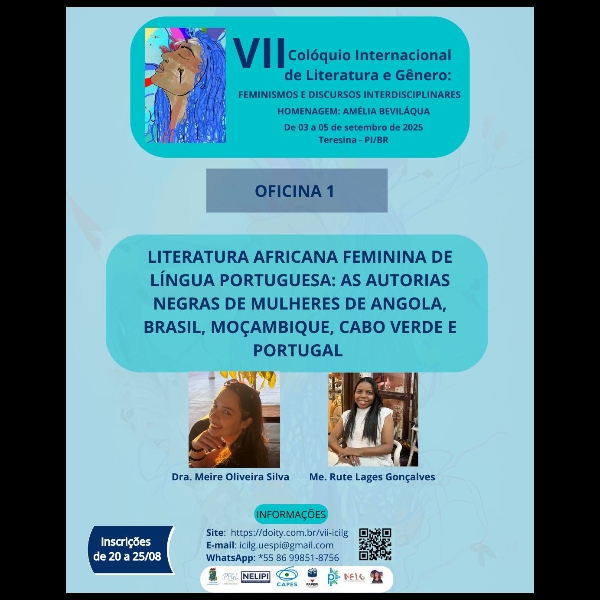 Oficina 1 - Literatura Africana Feminina de língua portuguesa