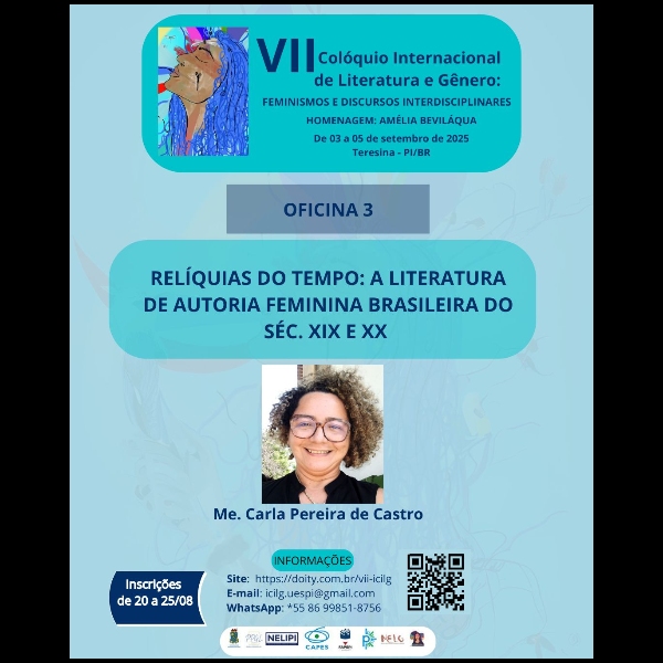Oficina 3 - A literatura de Autoria Feminina Brasileira do Séc XIX e XX