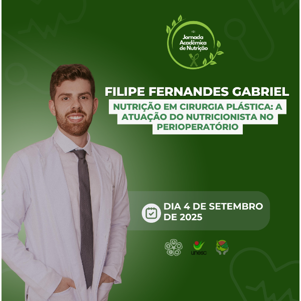Minicurso - Nutrição em cirurgia plástica: a atuação do nutricionista no perioperatório 